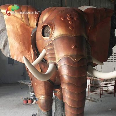 Bom preço. Mall Decoration Custom Made Animatronics Fiberglass Elephant Statue 4.5 meters on-line