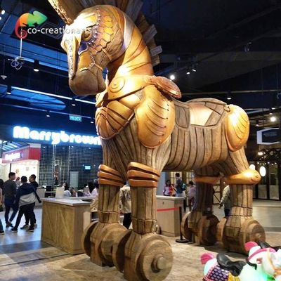 Bom preço. Parque temático Modelo de Trojanes de Animatronics feito sob medida on-line