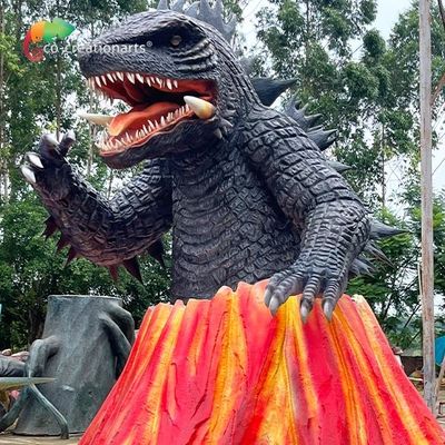 Bom preço. Monstro feito sob encomenda exterior Volcano In Amusement Park de Godzilla do Animatronics on-line