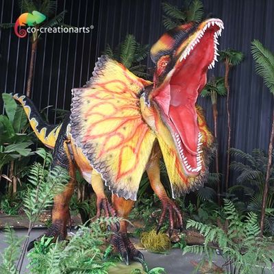 Bom preço. Vida jurássico do Dilophosaurus do mundo - poder Animatronic da eletricidade dos dinossauros do tamanho on-line