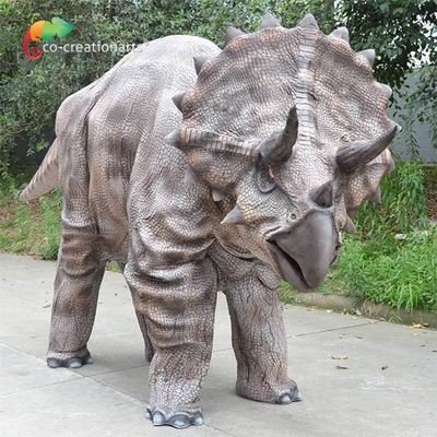 Bom preço. 5m Triceratops Traje de Halloween Interativo Criatura Pré-histórica Cosplay para dois adultos on-line