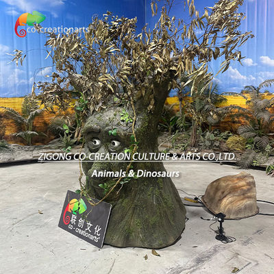 Bom preço. Árvore animatônica faladora personalizada para decoração de parque temático on-line